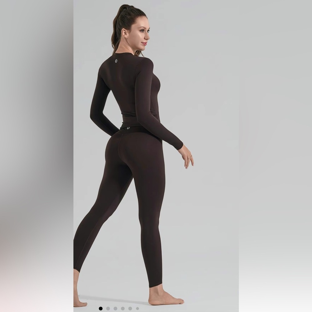 Women's Brown Athleisure Set - Picture 1 of 2